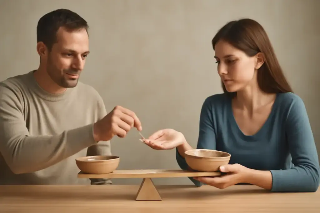 Equilibrio tra dare e ricevere nelle relazioni: la formula che impedisce di sentirsi svuotati